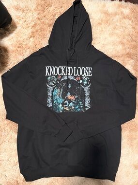 Knocked Loose Black Graphic Hoodie - Men's Pullover Sweatshirt